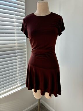 NWT Vestique Women's Truth Hurts Brown Asymmetrical Romper